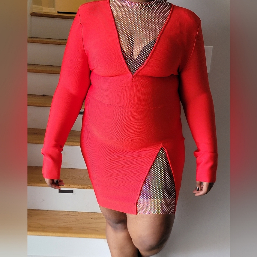 Red Bandage Dress